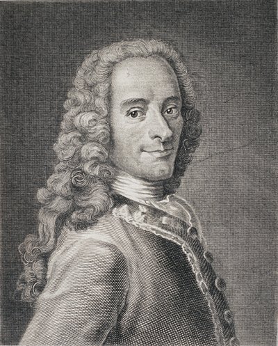 François Marie Arouet de Voltaire (1694-1778) - Maurice Quentin de La Tour